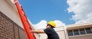 Be careful while working on ladder