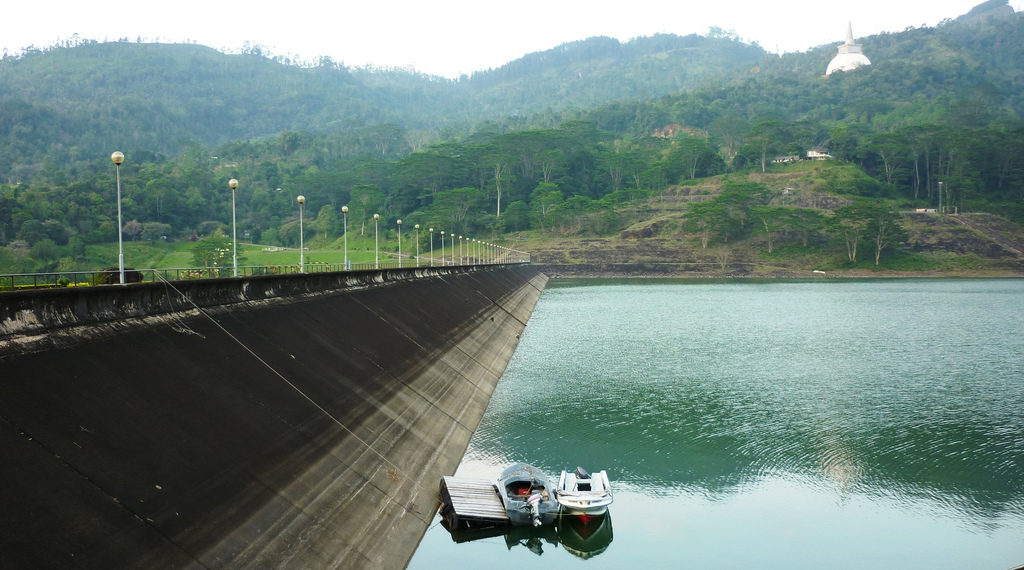 The project of kotmale in Sri Lanka