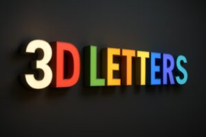 3D signage letters